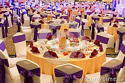 Traditional Chinese Wedding - Banquet Hall Stock Photo - Image: 61130899