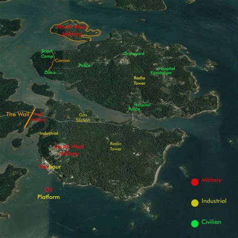Currently playable area of the WIP-Community map "Deer Isle" : dayz