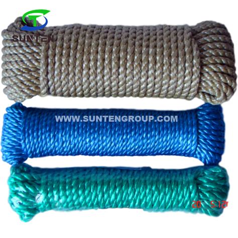 Strand Twisted Twist Blue Pp Polypropylene Splitfilm Split Film Rope