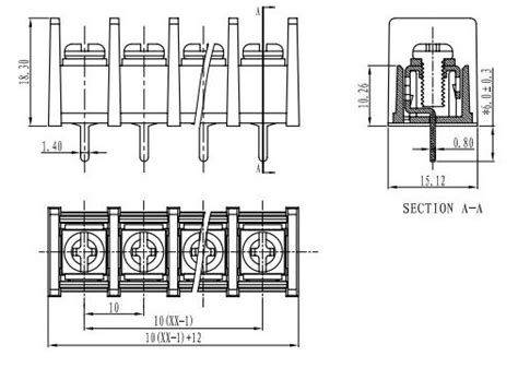 Купить Клеммник барьерный WJ55C-05P-130-00A, цена 21.53 ₴ — Prom.ua (ID ...