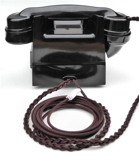 Telephone Cords: Brown (£10.50 to £32.50) | Vintage Telephony