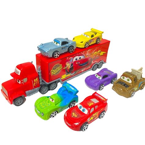 Jual Mainan Anak Mobil Mobilan Cars Lightning Mcqueen Storage Truck