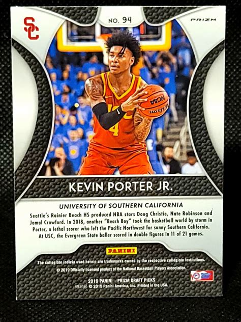 2019 20 Panini Kevin Porter Jr Prizm Pink Pulsar Rookie Card RC