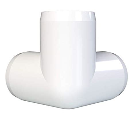 Formufit 1 Inch 3 Way Pvc Fittings Elbow Corner Furniture Grade 1” Size Fitting White