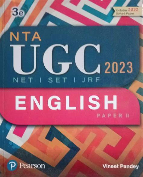 Buy Nta Ugc Net Set Jrf English Paper Ii By Vineet Pandey Book Online