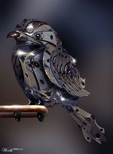 Clockwork Bird Steampunk Bird Steampunk Art Steampunk Tendencies