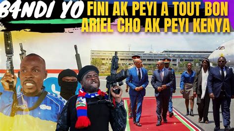 Bandi G Yo Fenk Pran Kontw L Peyia Nan Men Ariel Henry Pou F Kenya Ka