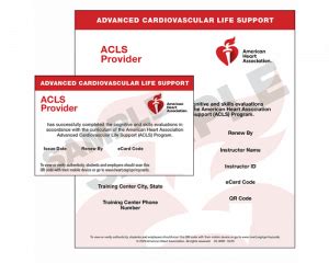 ACLS Card Review Renew ACLS