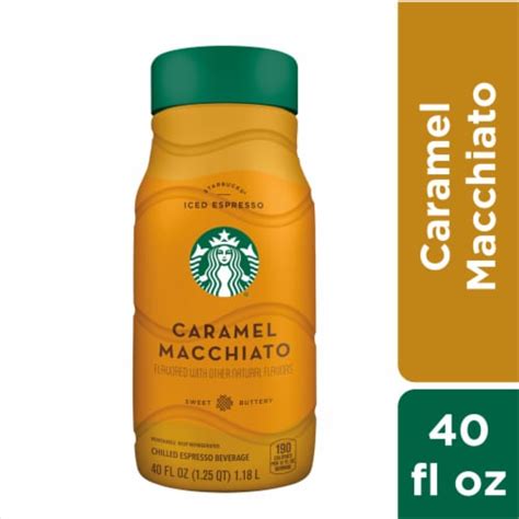 Starbucks Iced Espresso Beverage Caramel Macchiato 40 Fl Oz Harris