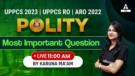 Uppcs Uppcs Ra Aro Polity Most Important Questions