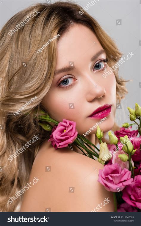 Naked Beautiful Blonde Woman Posing Spring Stock Photo Shutterstock