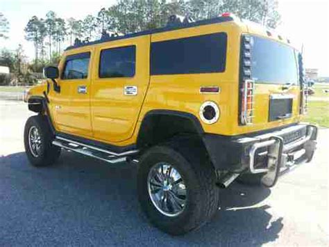 Sell Used 2004 Hummer H2 Yellow And Loaded In Lake City Florida