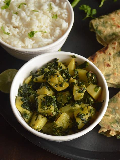 Indulge Aloo Methi Punjabi Aloo Methi Ki Sabji Potatoes With