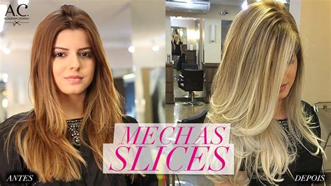 Como Fazer Mechas Slices Youtube