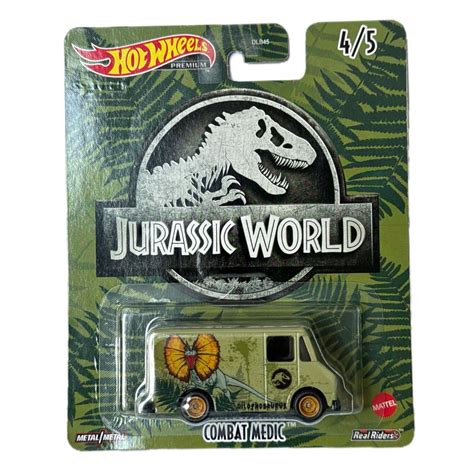 Hot Wheels Pop Culture Jurassic World Set Completo Minis Casal Cole O