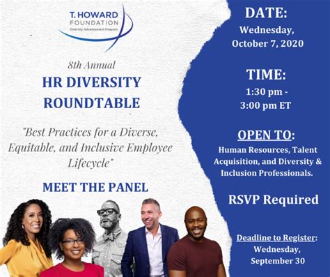 2020 Hr Diversity Roundtable T Howard Foundation