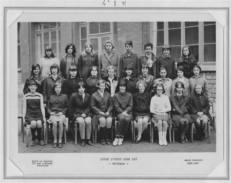 Photo De Classe 4º 8 M De 1966 Lycée Jean Zay Copains Davant