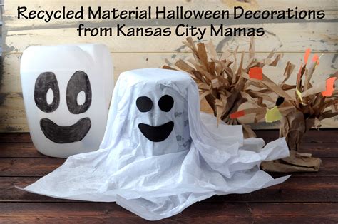 Fast Easy Halloween Decorations Recycled Materials