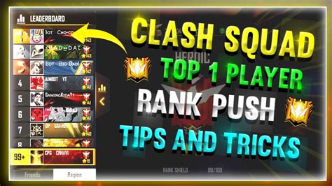 Clash Squad Heroic Rank Push Trick Free Fire Clash Squad Rank Push