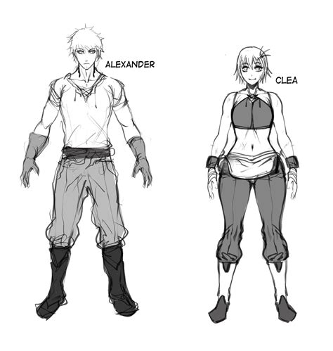 Tgsmurf On Twitter Sketches Of Alexanders And Cleas Designs In