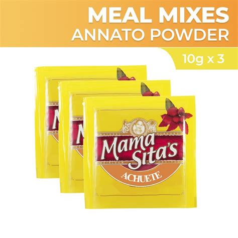 Mama Sita S All Natural Achuete Annatto Powder 10g X 4 Lazada Ph