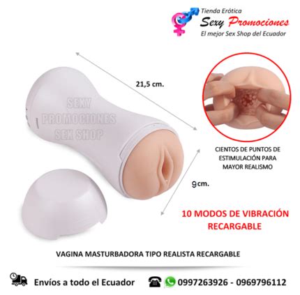 Vagina Vibradora Recargable Masturbador Masculino Importadora Er Tica