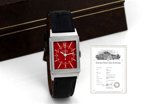 Jaeger Lecoultre Reverso With Red Lacquered Dial Fetches Record Price