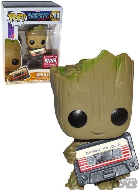 Groot Guardians Of The Galaxy Volume 2 Pop Vinyl Marvel Funko Marvel Collector Corps