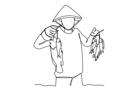 Premium Vector Fisherman Cartoon People Fishing Fisherman Catch Fish