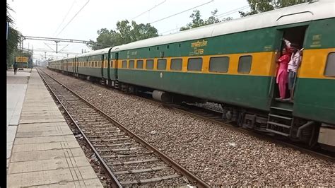 PASCHIM EXPRESS 130 KM HR SAHARSA AMRITSAR GARIB RATH GITA JAYANTI