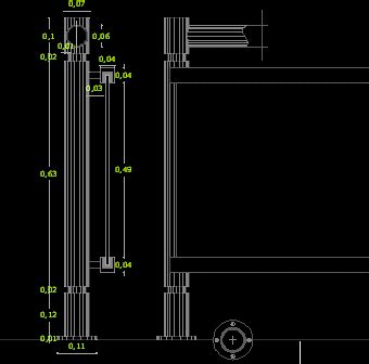 Detalle De Baranda En AutoCAD Librería CAD