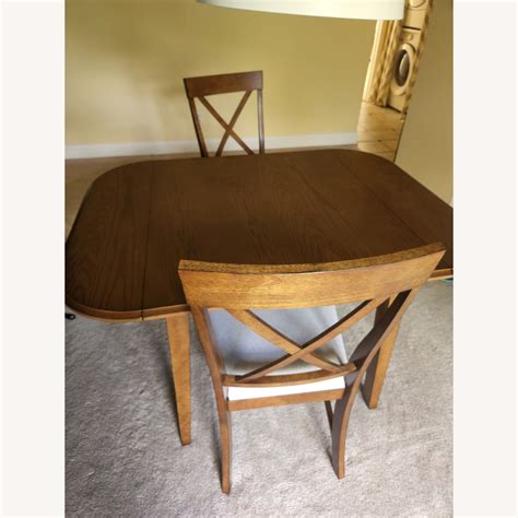 Raymour Flanigan Drop Leaf Dining Table With Chairs Aptdeco