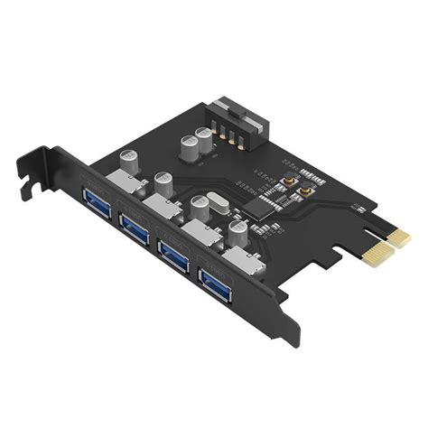 Carte Dextension Pci Express 4 Ports Usb 30 De Type A 5 Gbit S