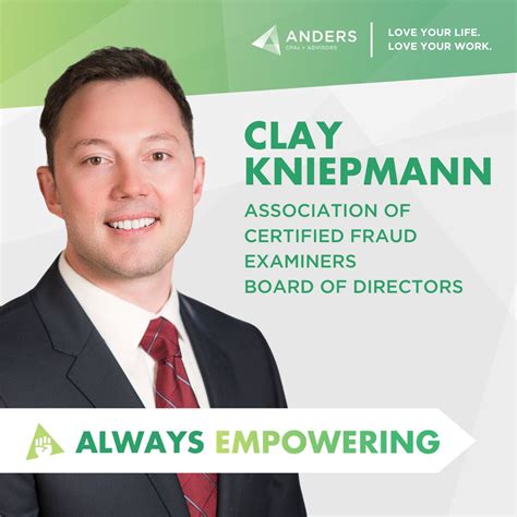 Anders Cpas Advisors On Linkedin Big Shout Out To Clay Kniepmann J