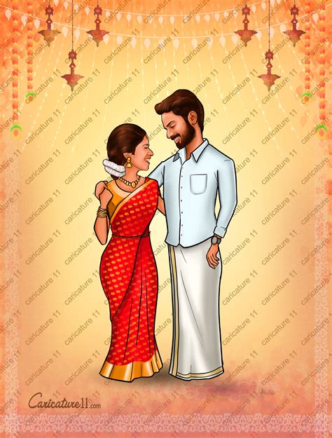 Hindu Wedding Cartoon