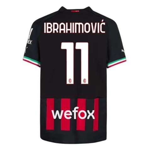 Camisola Ac Milan Zlatan Ibrahimovi Equipamento Principal