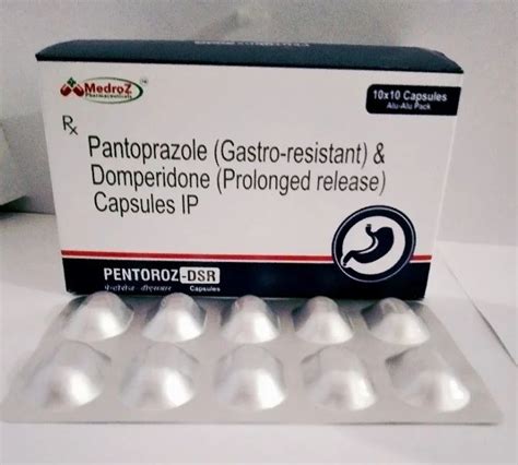 Pantoprazole Gastro Resistant And Domperidone Prolonged Release Capsule