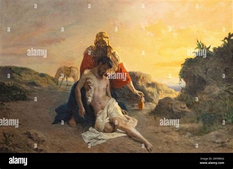 Il Buon Samaritano The Good Samaritan By Italian