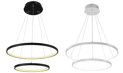 Nowoczesna lampa wisząca LED ring Silva I okrągła 20 40cm