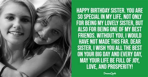 Happy Birthday Sister Quotes From Sister