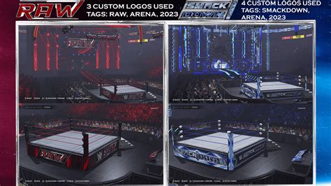 Custom Raw And Smackdown Arenas Now Up On Cc Tags Smackdown Raw