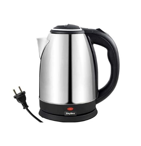 Skyline Stainless Steel Electric Kettle VTL 5006 1500 Watt 1 8 Litre