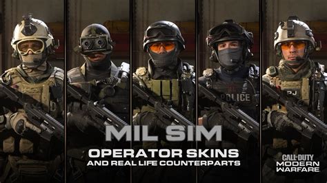 Modern Warfare Mil Sim Operators And Real Life Counterparts Part One