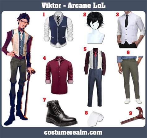 Dress Like Viktor From Arcane LoL, Viktor Arcane LoL Costume, Wild, Cosplay, Halloween Costume ...