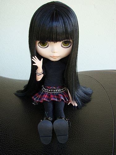 Goth Doll Blythe Dolls Cute Dolls Gothic Dolls