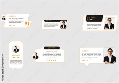 Client Feedback and Testimonial Template Design Stock Template | Adobe ...