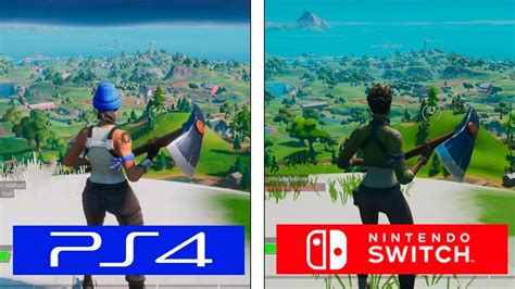 Fortnite Chapter Ps Vs Switch Graphics Fps Comparison