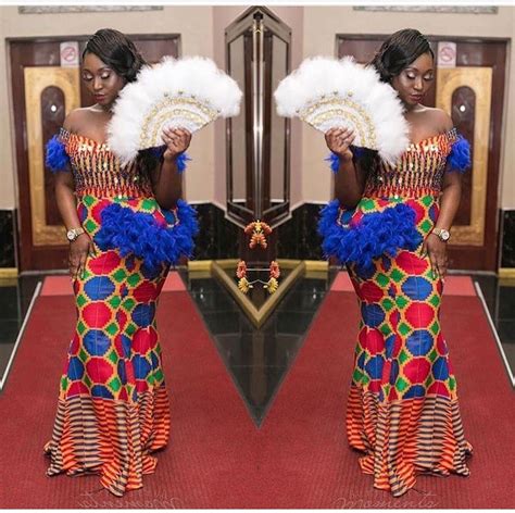 African Women African Fashion Kente Styles Ankara Dresses African