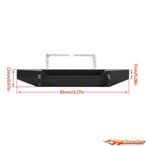 Brp Alu Cnc Classic Rear Bumper 118 Trx 4m M078