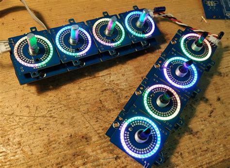 Rgb Led Rings W X Ws And Rotary Encoders Leds And